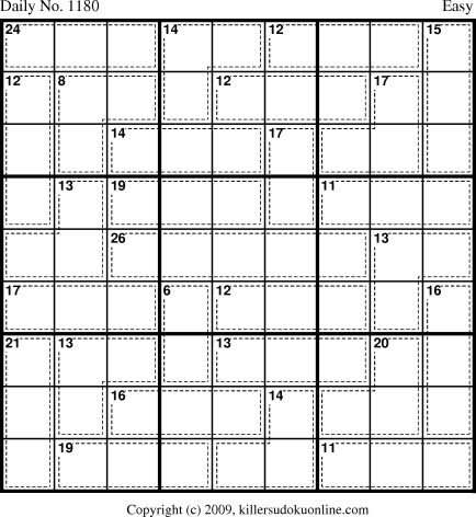 Killer Sudoku for 3/17/2009