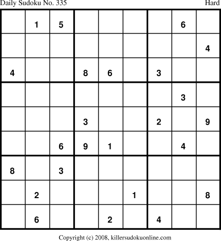 Killer Sudoku for 2/6/2009