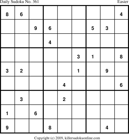 Killer Sudoku for 3/4/2009