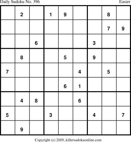 Killer Sudoku for 4/8/2009
