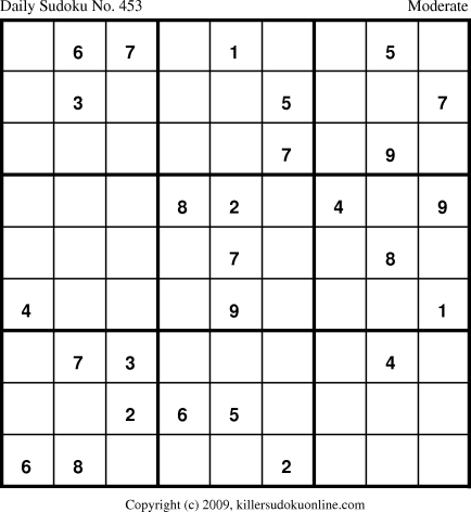 Killer Sudoku for 6/4/2009