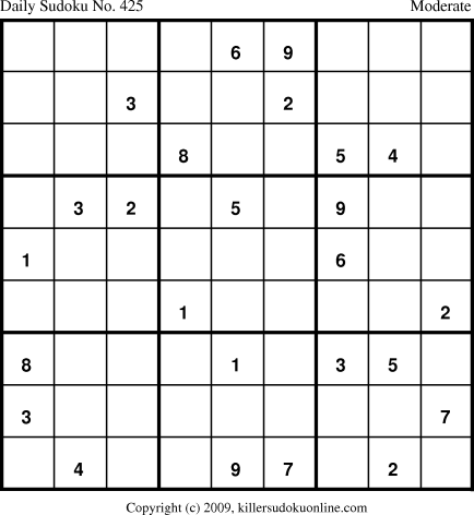 Killer Sudoku for 5/7/2009