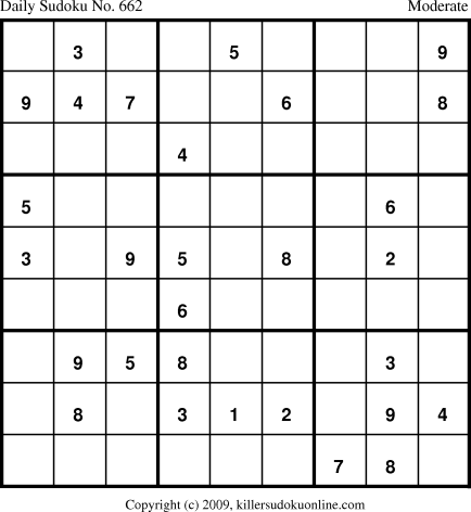 Killer Sudoku for 12/25/2009