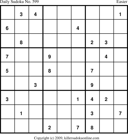 Killer Sudoku for 10/28/2009