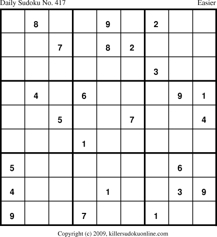 Killer Sudoku for 4/29/2009