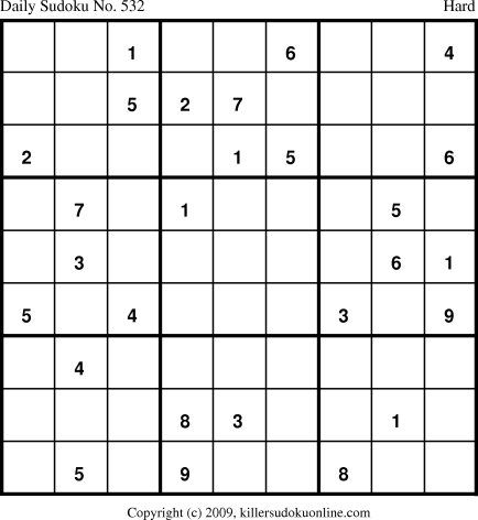 Killer Sudoku for 8/22/2009