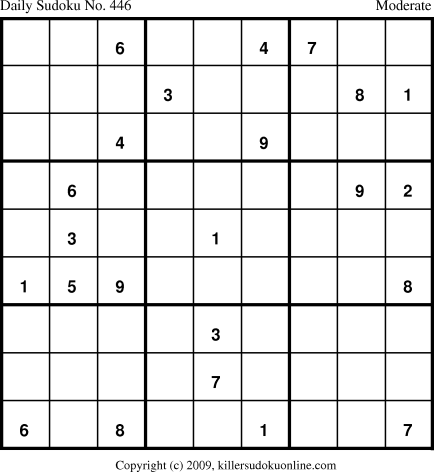 Killer Sudoku for 5/28/2009