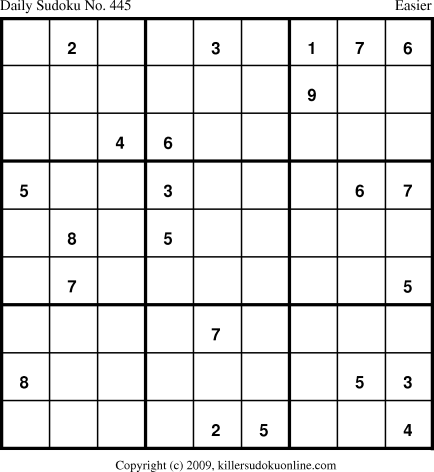 Killer Sudoku for 5/27/2009