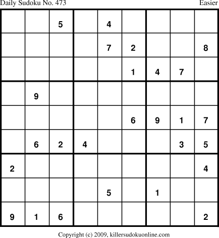 Killer Sudoku for 6/24/2009