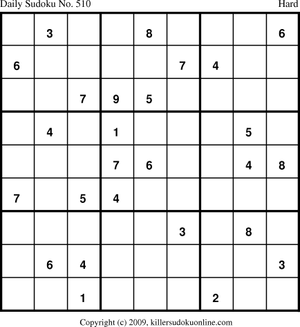 Killer Sudoku for 7/31/2009