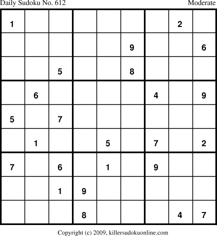 Killer Sudoku for 11/5/2009