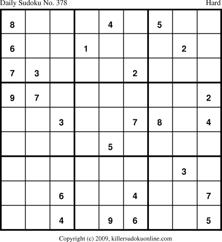 Killer Sudoku for 3/21/2009