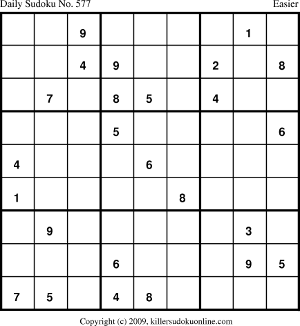 Killer Sudoku for 10/6/2009