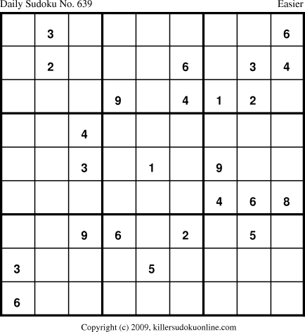 Killer Sudoku for 12/2/2009