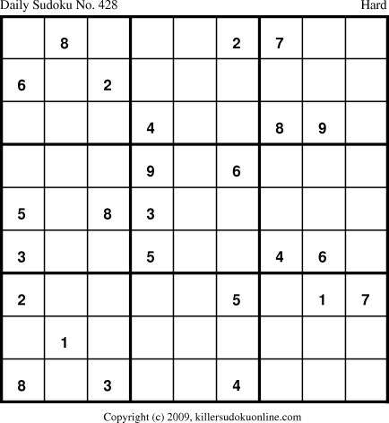 Killer Sudoku for 5/10/2009