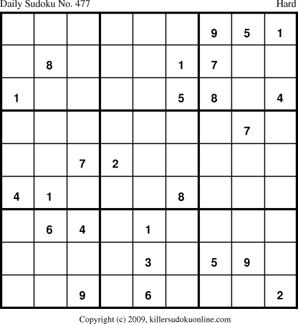 Killer Sudoku for 6/28/2009