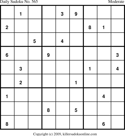 Killer Sudoku for 9/24/2009