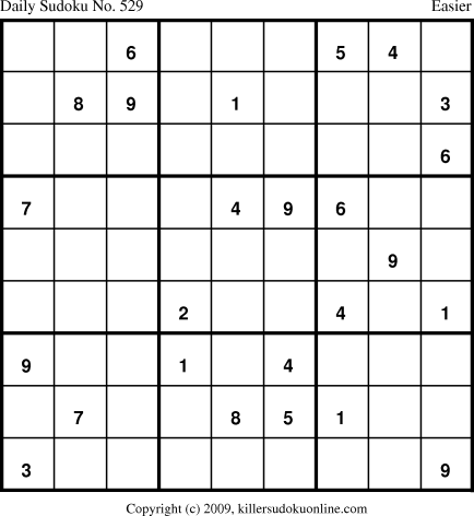 Killer Sudoku for 8/19/2009