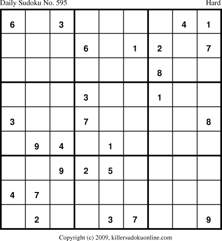 Killer Sudoku for 10/24/2009