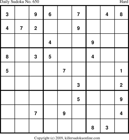 Killer Sudoku for 12/13/2009