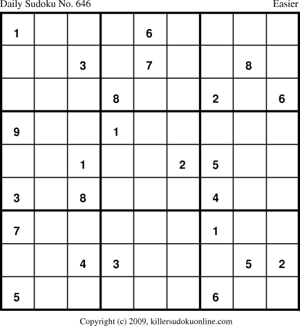 Killer Sudoku for 12/9/2009
