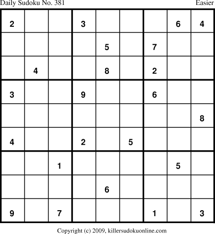 Killer Sudoku for 3/24/2009