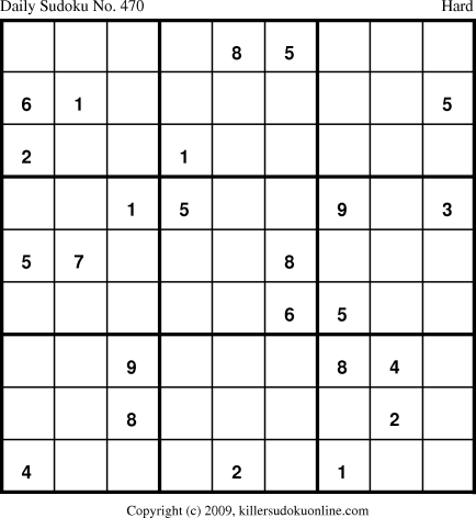 Killer Sudoku for 6/21/2009