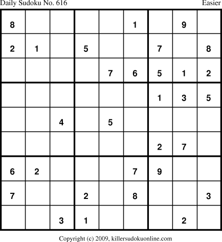 Killer Sudoku for 11/9/2009