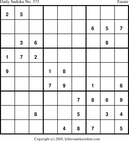 Killer Sudoku for 3/16/2009