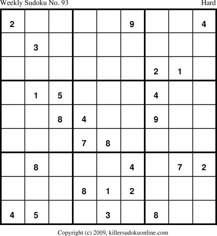 Killer Sudoku for 12/14/2009
