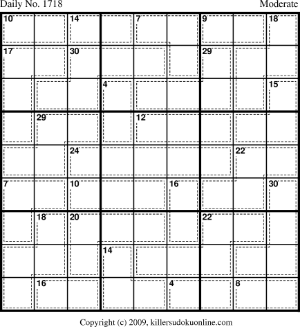 Killer Sudoku for 9/1/2010