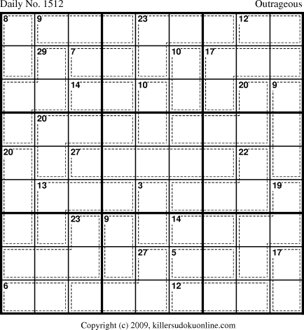 Killer Sudoku for 2/7/2010