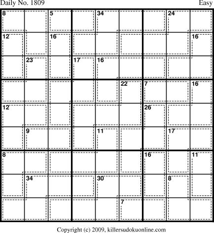 Killer Sudoku for 12/1/2010
