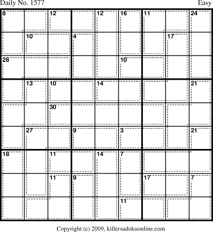 Killer Sudoku for 4/13/2010