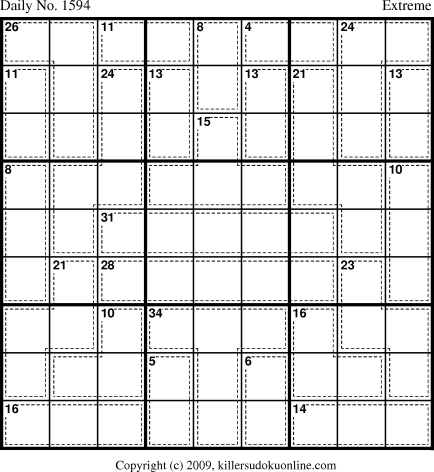 Killer Sudoku for 4/30/2010