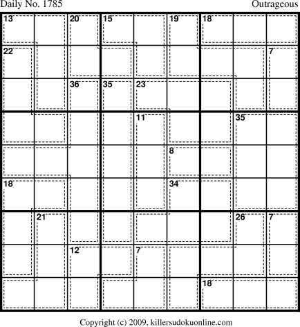Killer Sudoku for 11/7/2010