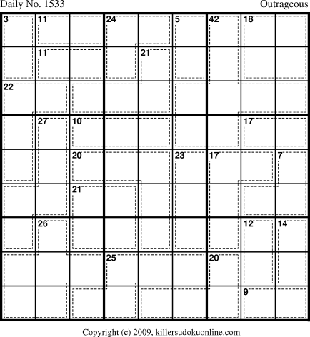 Killer Sudoku for 2/28/2010