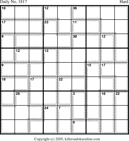 Killer Sudoku for 12/9/2010