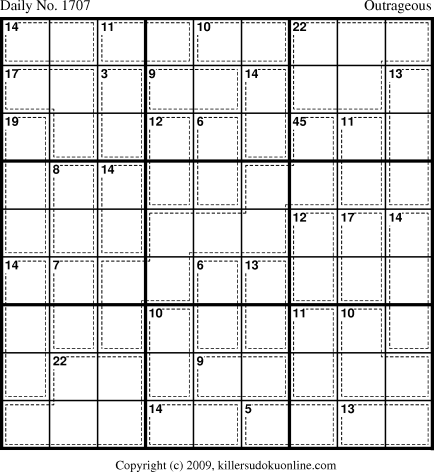 Killer Sudoku for 8/21/2010