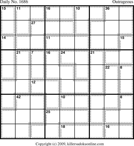 Killer Sudoku for 7/31/2010