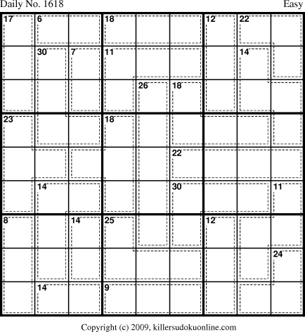 Killer Sudoku for 5/24/2010