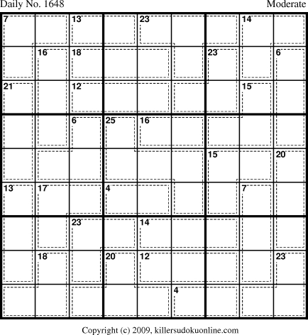 Killer Sudoku for 6/23/2010