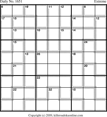 Killer Sudoku for 6/26/2010