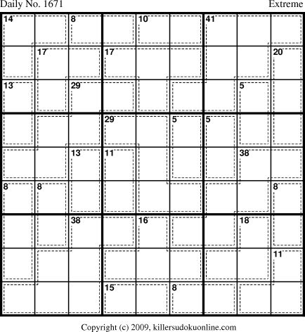 Killer Sudoku for 7/16/2010