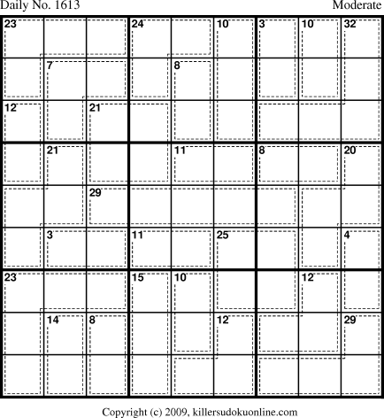Killer Sudoku for 5/19/2010