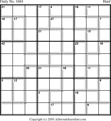 Killer Sudoku for 7/29/2010