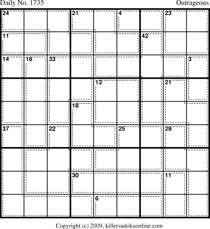 Killer Sudoku for 9/18/2010