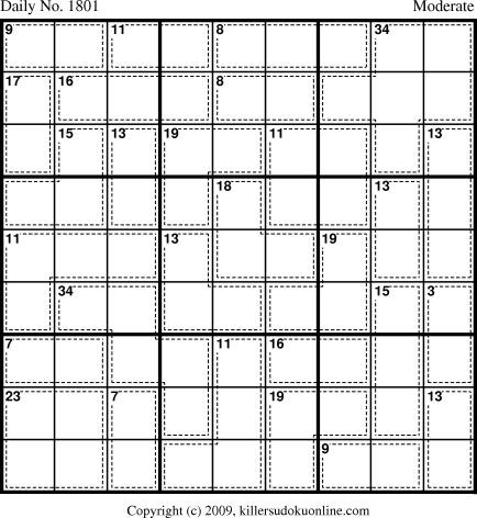 Killer Sudoku for 11/23/2010