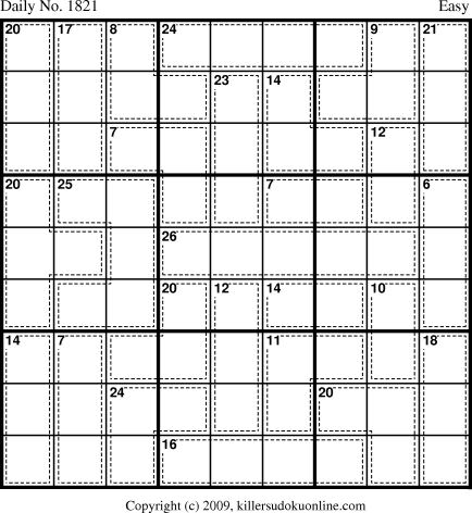 Killer Sudoku for 12/13/2010