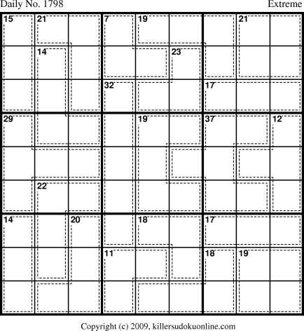 Killer Sudoku for 11/20/2010